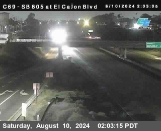 SB 805 at El Cajon Blvd (On Ramp)