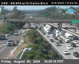 SB 805 at El Cajon Blvd (On Ramp)