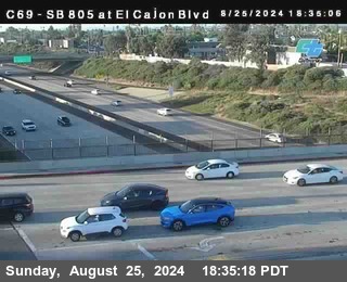 SB 805 at El Cajon Blvd (On Ramp)