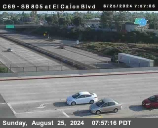 SB 805 at El Cajon Blvd (On Ramp)