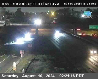 SB 805 at El Cajon Blvd (On Ramp)