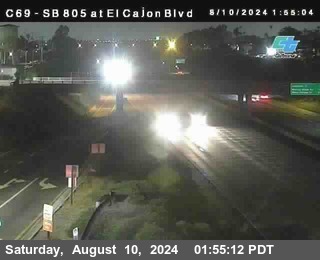 SB 805 at El Cajon Blvd (On Ramp)