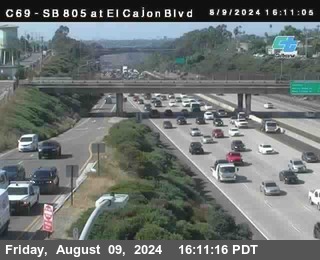 SB 805 at El Cajon Blvd (On Ramp)