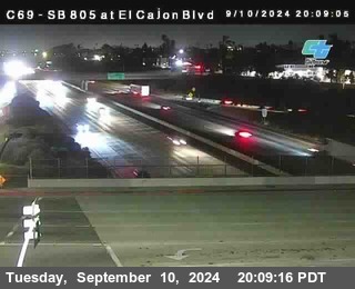 SB 805 at El Cajon Blvd (On Ramp)