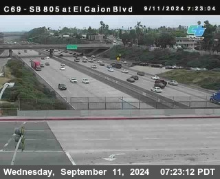 SB 805 at El Cajon Blvd (On Ramp)