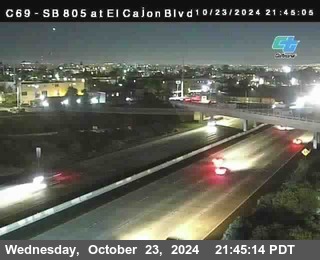 SB 805 at El Cajon Blvd (On Ramp)