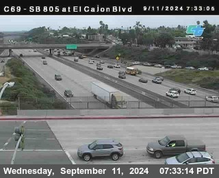 SB 805 at El Cajon Blvd (On Ramp)