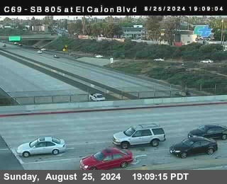 SB 805 at El Cajon Blvd (On Ramp)