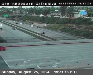 SB 805 at El Cajon Blvd (On Ramp)