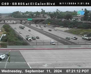 SB 805 at El Cajon Blvd (On Ramp)