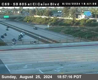 SB 805 at El Cajon Blvd (On Ramp)