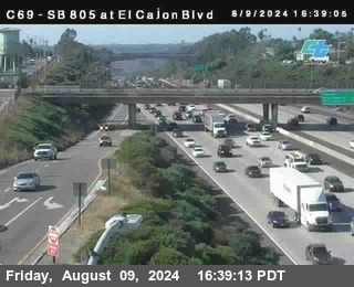 SB 805 at El Cajon Blvd (On Ramp)