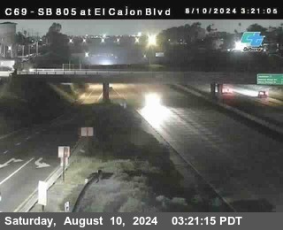 SB 805 at El Cajon Blvd (On Ramp)