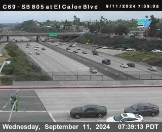 SB 805 at El Cajon Blvd (On Ramp)