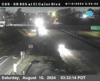 SB 805 at El Cajon Blvd (On Ramp)