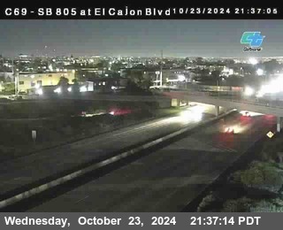 SB 805 at El Cajon Blvd (On Ramp)