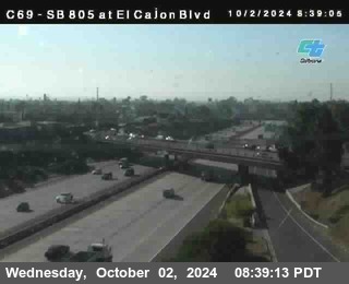 SB 805 at El Cajon Blvd (On Ramp)