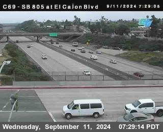 SB 805 at El Cajon Blvd (On Ramp)