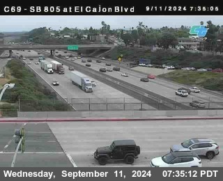 SB 805 at El Cajon Blvd (On Ramp)