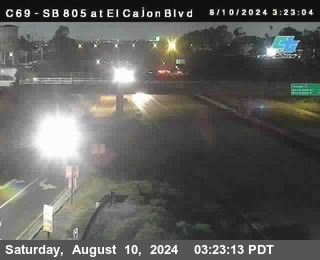 SB 805 at El Cajon Blvd (On Ramp)