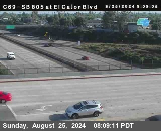 SB 805 at El Cajon Blvd (On Ramp)