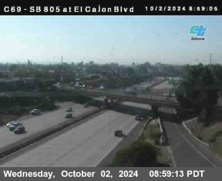 SB 805 at El Cajon Blvd (On Ramp)