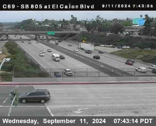 SB 805 at El Cajon Blvd (On Ramp)