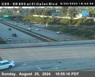 SB 805 at El Cajon Blvd (On Ramp)