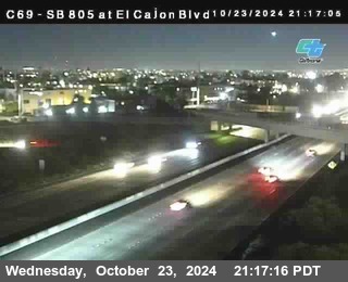 SB 805 at El Cajon Blvd (On Ramp)