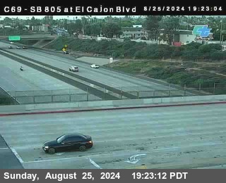 SB 805 at El Cajon Blvd (On Ramp)