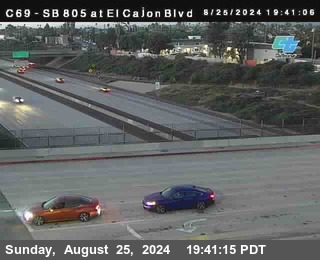 SB 805 at El Cajon Blvd (On Ramp)