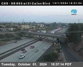 SB 805 at El Cajon Blvd (On Ramp)