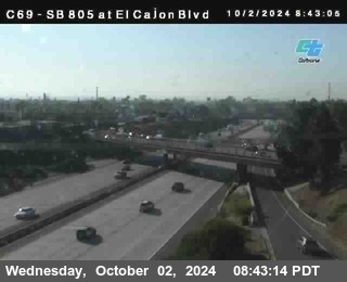 SB 805 at El Cajon Blvd (On Ramp)