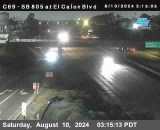 SB 805 at El Cajon Blvd (On Ramp)