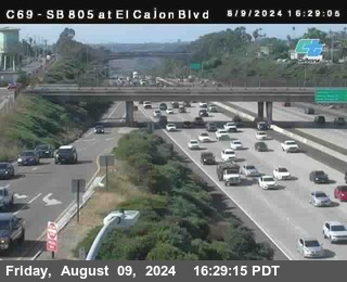 SB 805 at El Cajon Blvd (On Ramp)