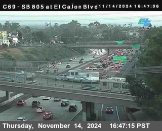 SB 805 at El Cajon Blvd (On Ramp)