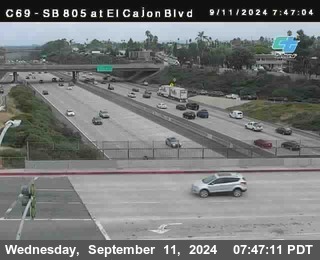 SB 805 at El Cajon Blvd (On Ramp)