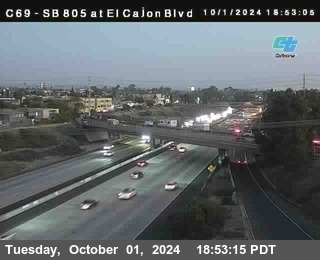 SB 805 at El Cajon Blvd (On Ramp)