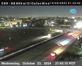 SB 805 at El Cajon Blvd (On Ramp)