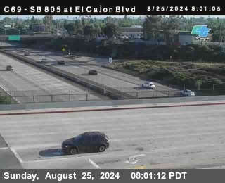 SB 805 at El Cajon Blvd (On Ramp)