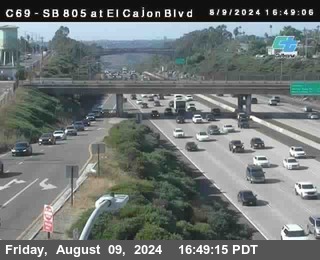 SB 805 at El Cajon Blvd (On Ramp)