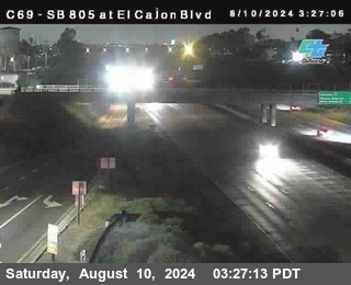 SB 805 at El Cajon Blvd (On Ramp)