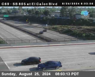 SB 805 at El Cajon Blvd (On Ramp)