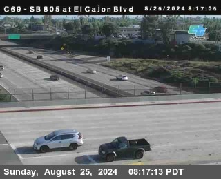 SB 805 at El Cajon Blvd (On Ramp)