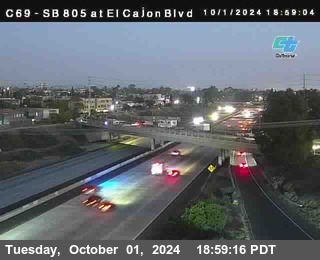 SB 805 at El Cajon Blvd (On Ramp)