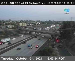 SB 805 at El Cajon Blvd (On Ramp)