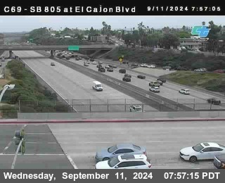 SB 805 at El Cajon Blvd (On Ramp)