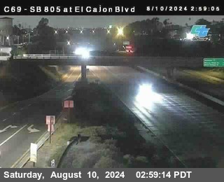 SB 805 at El Cajon Blvd (On Ramp)