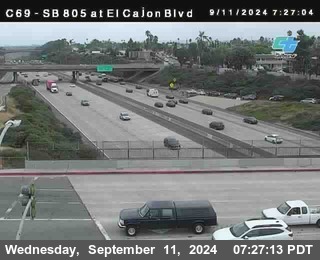 SB 805 at El Cajon Blvd (On Ramp)