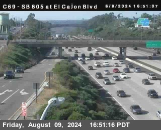 SB 805 at El Cajon Blvd (On Ramp)